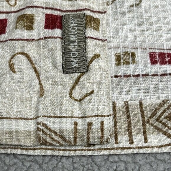 Vintage Woolrich Shirt Mens Medium Fishing Rip Stop Tackle Lures Aztek Outdoor - Picture 9 of 13